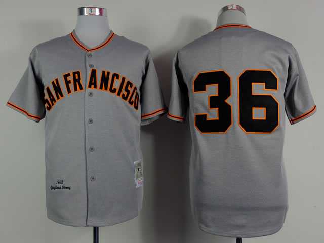 San Francisco Giants #36 Gaylord Perry 1962 Gray Mitchell And Ness Throwback Stitched MLB Jersey Sanguo,We sell and wholesale San Francisco Giants #36 Gaylord Perry 1962 Gray Mitchell And Ness Throwback Stitched MLB Jersey Sanguo on line form chian!